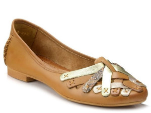 Baleriny damskie MACIEJKA 01358-46/00-0 rudy