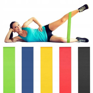 Zestaw 5 Gum Do Ćwiczeń Mini Band Fitness