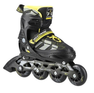 Łyżworolki Nils Na11002 Czar/żół Rozm. M (35-38)