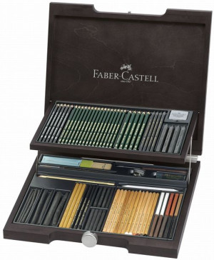 FABER-CASTELL Zestaw szkicowy Pitt Monochrome KASETA
