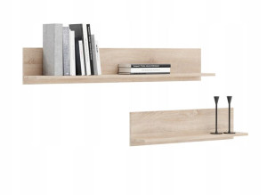 Zestaw półek ściennych SHELF 2x100cm dąb sonoma