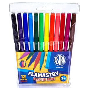 Flamastry Astra CX - 12 kolorów