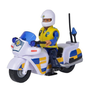 SIMBA STRAŻAK SAM Motor policyjny z figurką