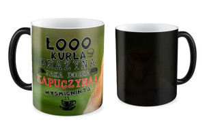 Kubek z nosaczem Grażyna jaka dobra kapuczyna