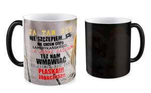 Kubek z nosaczem Ja tam się nie szczepiem