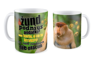 Kubek z nosaczem Żund podnius podatki