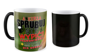 Kubek z nosaczem Janusza jedna flaszka nie rusza