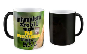 Kubek z nosaczem Inżymniera zrobił i wielki Pan