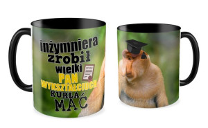 Kubek z nosaczem Inżymniera zrobił i wielki Pan