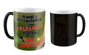Kubek z nosaczem Gwaramcja do bramy i się nie znamy