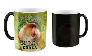 Kubek z nosaczem Najlepsiejszy chłop kurła