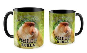 Kubek z nosaczem Najlepsiejszy chłop kurła