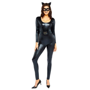 Strój Kobieta Kot Licencja Batman Kota - M