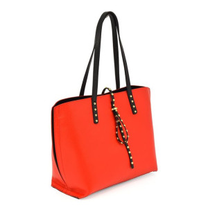vp1028 czerwony/czarny Ekskluzywna, duża torebka, shopperbag, dżety