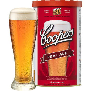PIWO DOMOWE Coopers REAL ALE 23L brewkit + drożdże