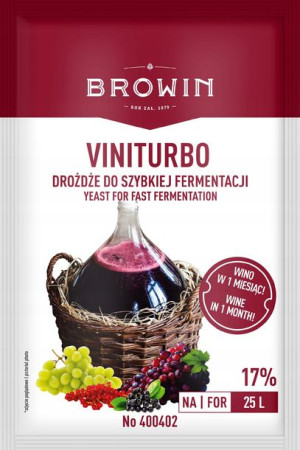 Drożdże Szybkiej Fermentacji Viniturbo Browin 402