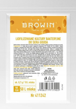 Liofilizowane Kultury Bakteryjne Do Sera Gouda 242