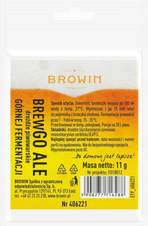 Drożdże Do Piwa Górnej Fermentacji Ale 406221