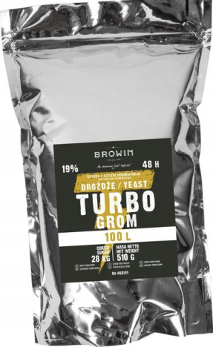 Drożdże Gorzelnicze Turbo Grom 100l 48h 403191