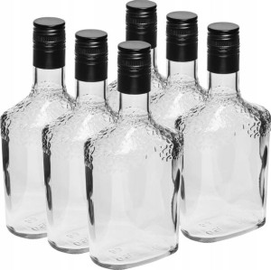 Butelki Ozdobne 500ml Z Zakrętką 0,5l 6szt 631508