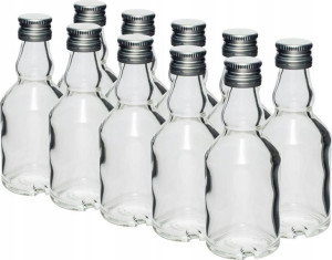 Butelka 50ml 10szt Do Wódki Nalewki Z Zakrętką