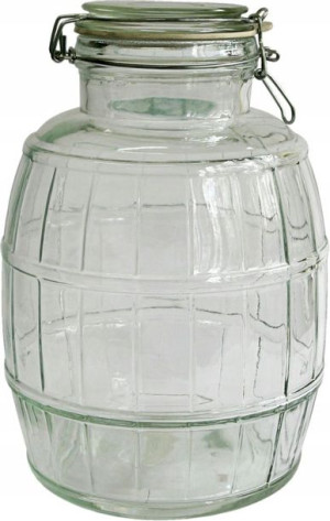 Słoik 3,9l Z Klipsem Do Nalewek Kiszenia 610150
