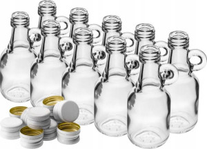 10 Szt Butelka 40ml Z Zakrętką Galonik Do Nalewek