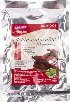 Jelita Wieprzowe Naturalne 30mm / 15 Metrów Browin