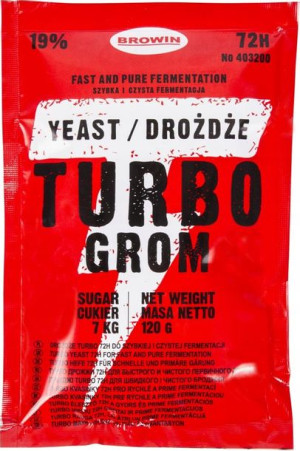 Drożdże Gorzelnicze Turbo Grom 72h Bimber 403200