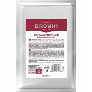 Pirosiarczyn Potasu 100g Stabilizacja Dezynfekcja