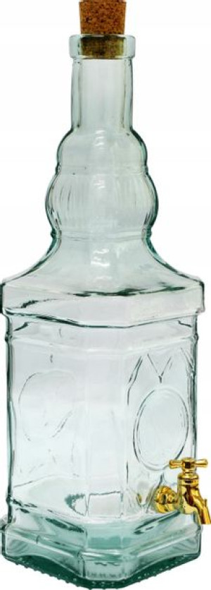 Butelka 3,4l Karafka Na Nalewkę Z Kranikiem Wieża