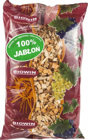 100% Jabłkowe Zrębki Do Wędzenia Grillowania 450g