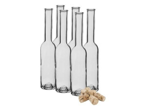 6x Butelki Ozdobne 200ml Na Nalewkę Wino + Korek