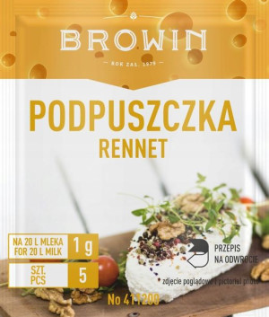 Podpuszczka 5gr Do Wyrobu Serów Domowych 411200