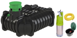 Zbiornik Zestaw ogrodowy 3000 Flat  Mulit Diver
