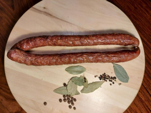 Swojska podlaska kiełbasa tradycyjna kółko