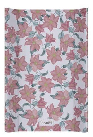 Mata do przewijania miękka MM70  Pink Flowers G013