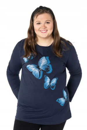 Bluzka Damska Koszulka z Długim Rękawem 2014-3 3XL