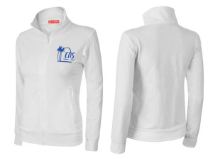 Bluza Damska Sportowa Rozsuwana 16A Bluzy M biały