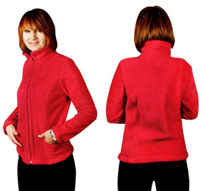 Bluza Polarowa Damska Ciepła POLAR MAX02 XL czerwona