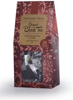 Herbata Vintage Teas Organic Black Tea 50g - 20 piramidek