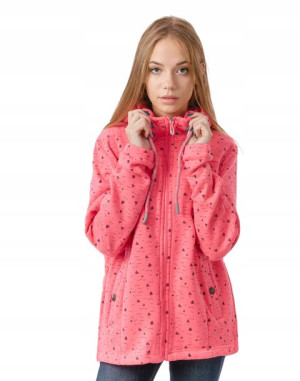 Ciepła Bluza Bawełniana Dresowa Damska 58009-4 r M