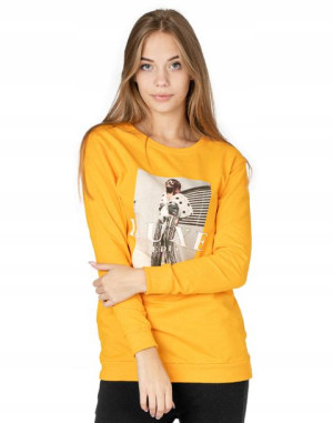 Długa Bluza Tunika Damska Bawełniana 242-09 r L