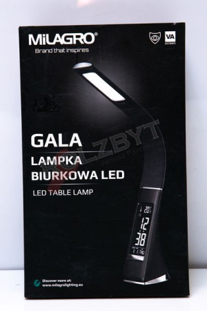 Eko-light Lampka Biurowa Gala 6w Led Biała/czarna