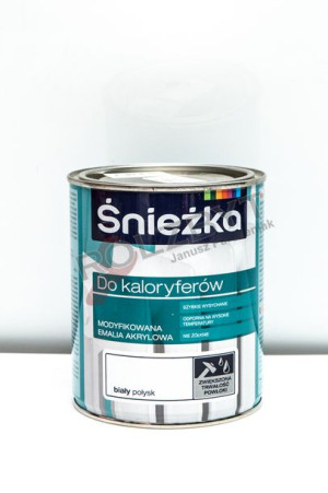 Śnieżka Akryl-biała 0.75l/grzejnik/wodorozcieńczalna Nie Żółknie