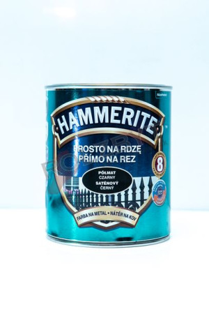 Hammerite Półmat Czarny 0.7l