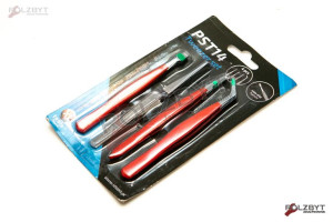 Xl Tools Pęsety 4cz. 11-12cm Uchwyt Pvc