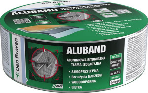 Loodband Ciemno Czerwony 10cm / 10 m