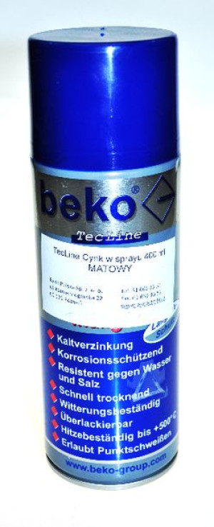 Spray 400ml Matowy Tecline Zink