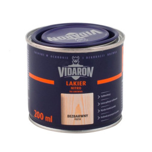 Lakier ftalowy 200ml. bezbarwny Vidaron